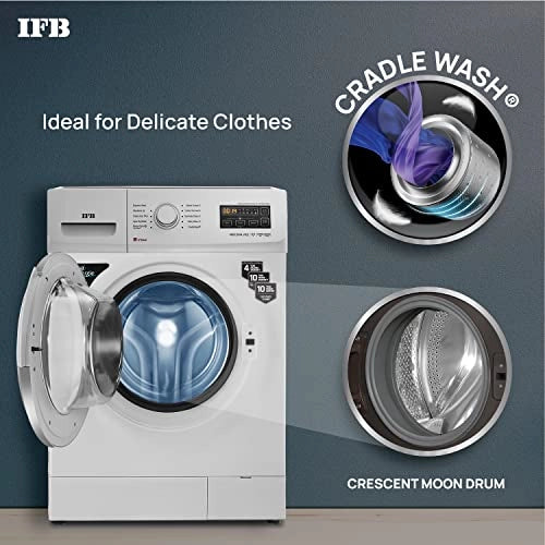 IFB 6 Kg 5 Star Front Load Washing Machine 2X Power Dual Steam (NEO DIVA VXS 6010, White, Hard Water Wash)