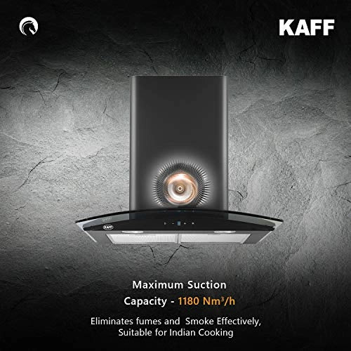KAFF 60cm 1180 m3/hr Chimney (OPEC BGX 60, Cassette Filter, Black)