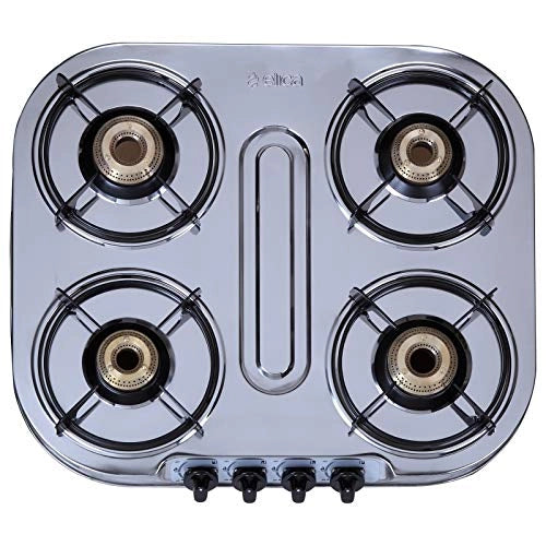 Elica 4 Burner Stainless Steel Gas Stove (INOX 604 SS) Manual