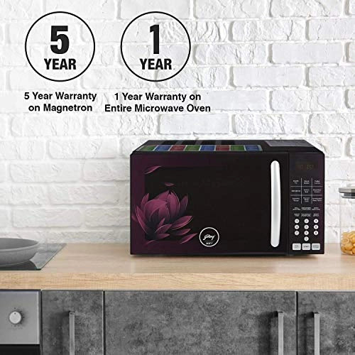 Godrej 25 L Convection Microwave Oven (GME 725 CF2 PZ, Purple Petals)