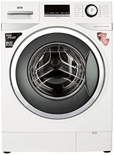 IFB 7.5 kg Inverter Fully-Automatic Front Loading Washing Machine (Elite Plus VX, White, Inbuilt Heater)