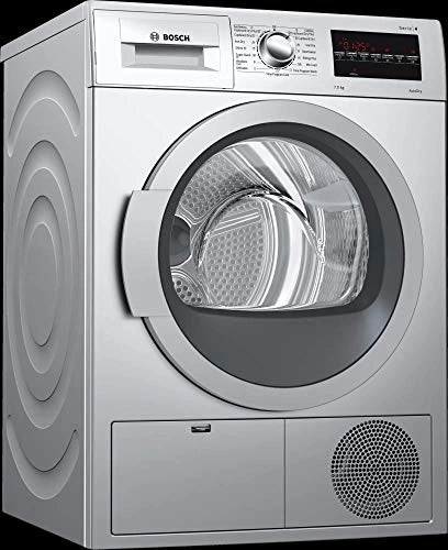 Bosch 7 kg Fully Automatic Condenser Tumble Dryer WTG86409IN, Silver, Inbuilt Heater)