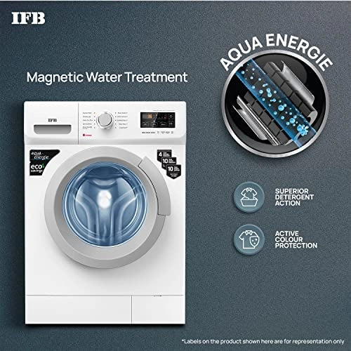 IFB 7 Kg 5 Star Front Load Washing Machine 2X Power Dual Steam (NEO DIVA WSS 7010, White & Silver, Hard Water Wash)