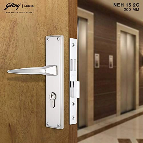 Godrej Door Locks 200 mm Door Handle set with Lock Body 2C 5985