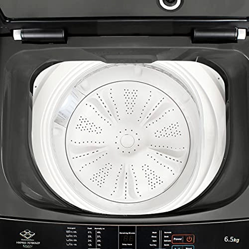 Haier 707 Series 6.5 KG 5 Star Fully Automatic Top Load Washing Machine (HWM65-707BKNZP, Titanium Grey)