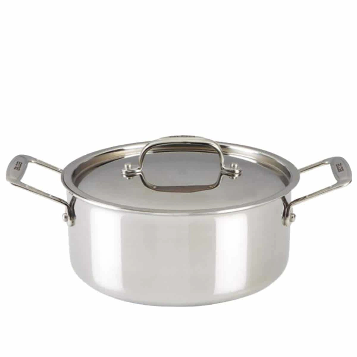 Alda Cook & Serve Casserole Tri Ply Stainless Steel - 24cm, Silver