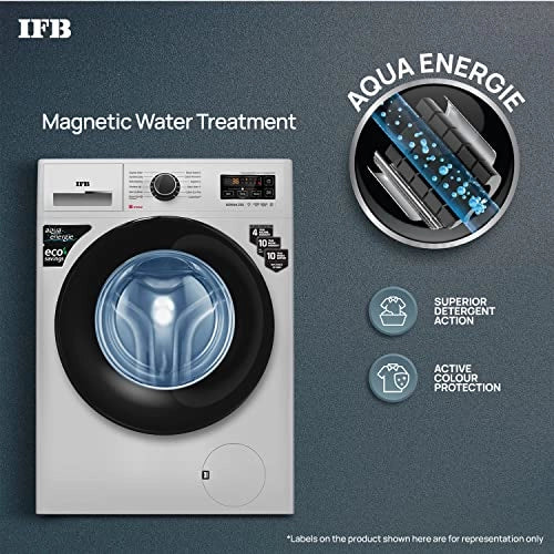 IFB 7 Kg 5 Star Front Load Washing Machine 2X Power Steam(SERENA ZSS 7010, Silver &Black, Color Protect,Hard Water Wash)