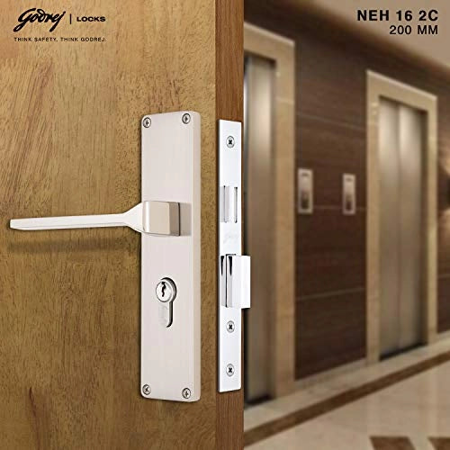 Godrej Door Locks 200 mm Door Handle set with Lock Body 2C 5991