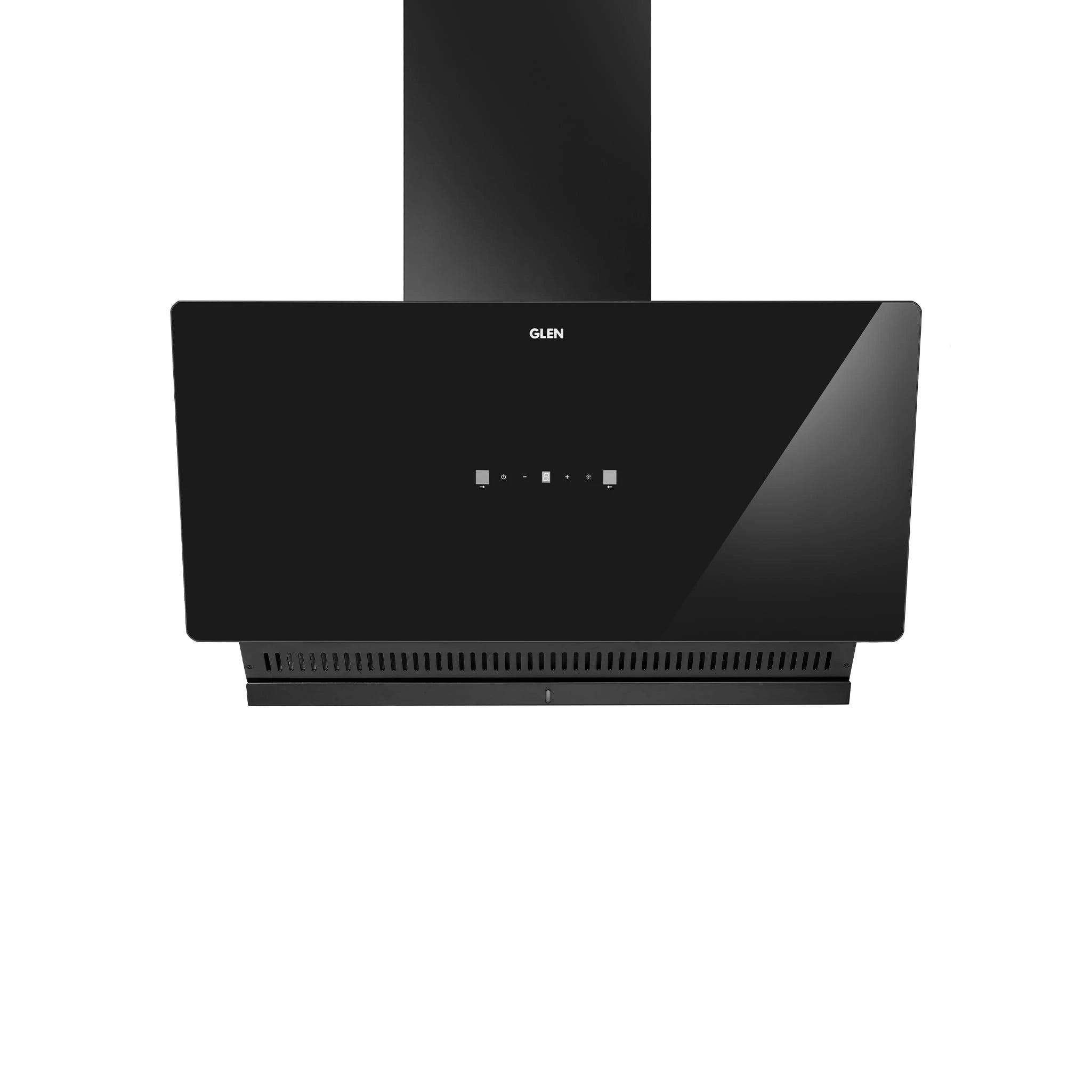Glen 75cm 1400 m³/hr Filterless Slant Kitchen Chimney |Intelligent Auto Clean |Wider Suction Area|(Hood Mesh 75,Touch & Gesture Control,Black)