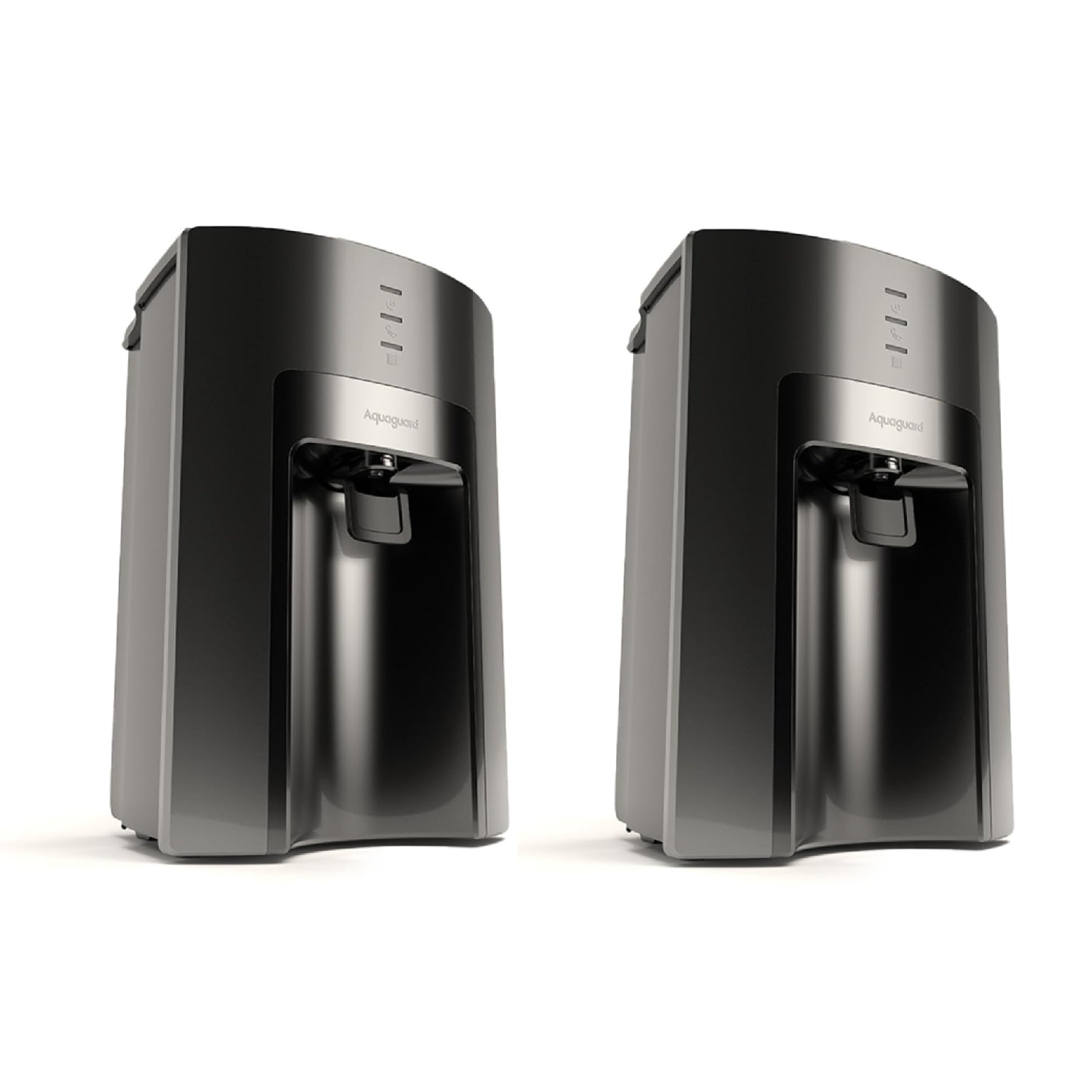 AquaguardSure Delight NXT RO+UV 6 L Storage Water Purifier, 4 Stage purifications, Suitable for Borwell,tanker, municipal water(Black), Eureka Forbes (Pack of 2)