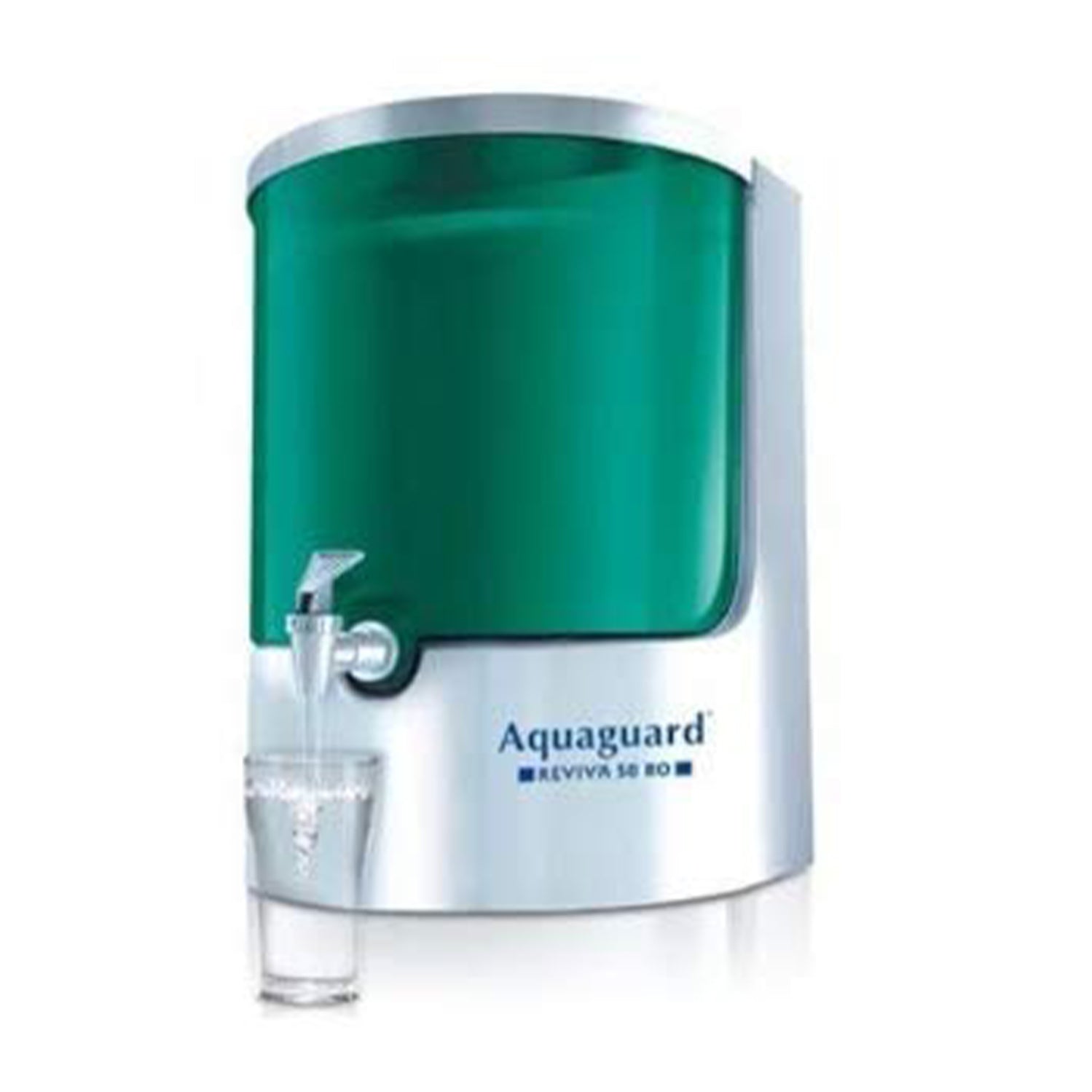 Aquaguard Forbes Aquaguard Reviva RO 50 Water Purifier, White & Green