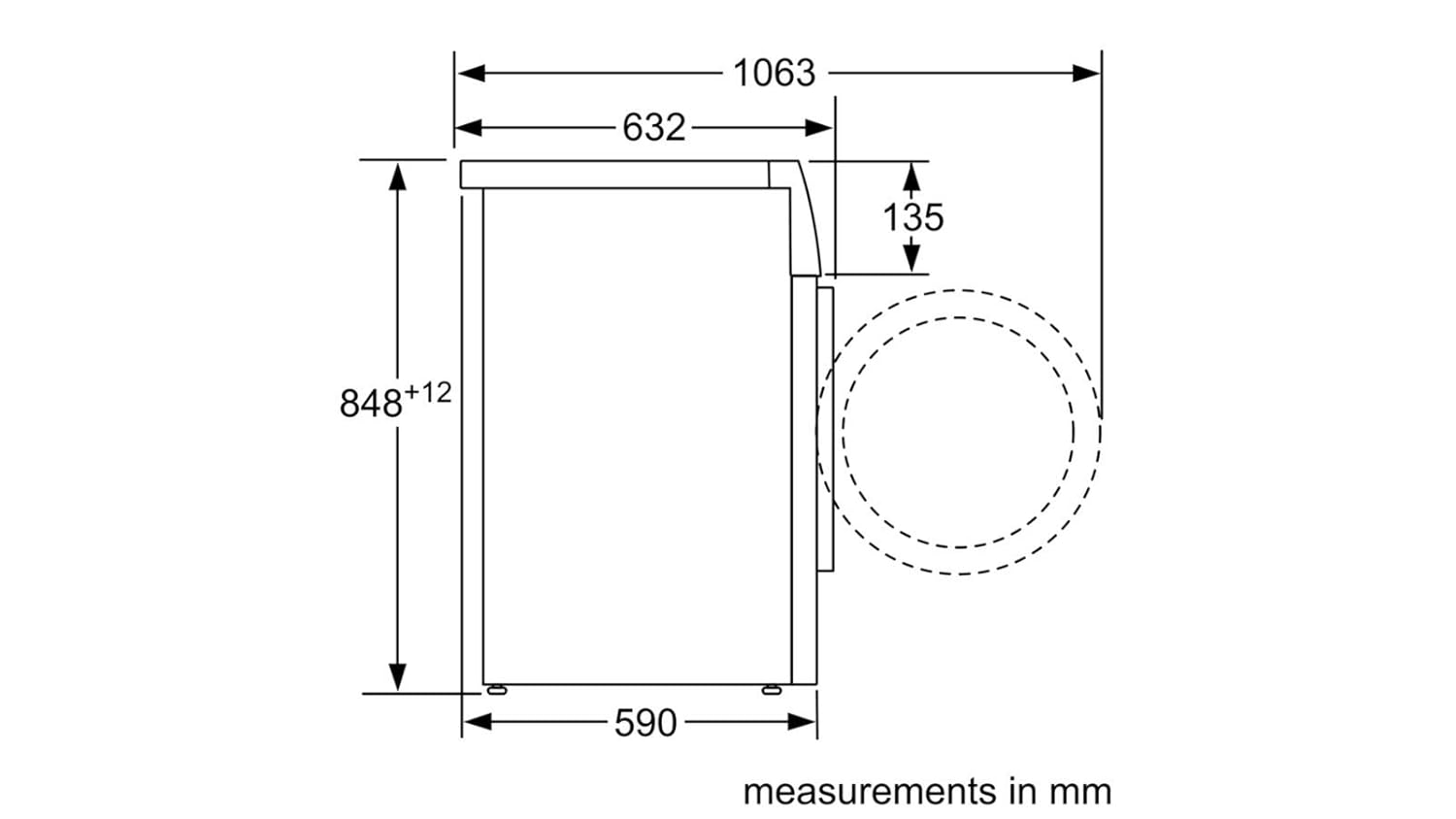 சீமென்ஸ் iQ500 சலவை இயந்திரம், முன் ஏற்றி 8 கிலோ 1400 rpm WM14T469IN