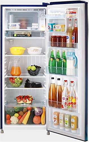 LG 270 L 3 Star Inverter Direct-Cool Single Door Refrigerator (GL-B281BBCX, Blue Charm, Moist 'N' FRESH)