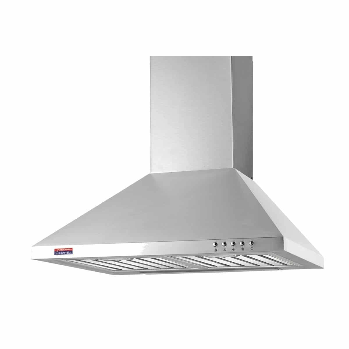 Padmini Flair BF Kitchen Chimney - Silver- 600MM