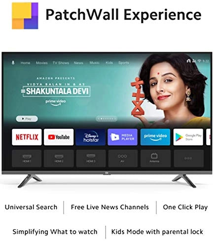 Mi 108 செமீ (43 அங்குலம்) ஹாரிசன் பதிப்பு முழு HD ஆண்ட்ராய்டு LED டிவி 4A கருப்பு