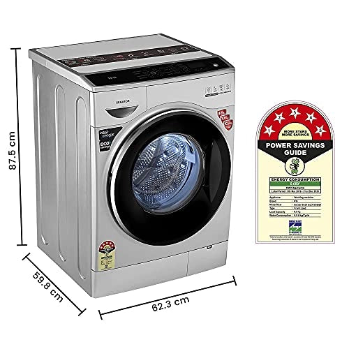 IFB 8.5 Kg Fully-Automatic Front Loading Washing Machine (Senator Smart Touch SX, Silver, Aqua Energie, 4D Wash)