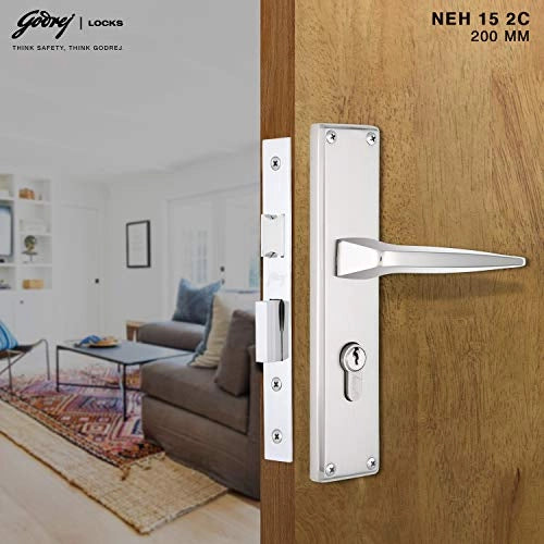 Godrej Door Locks 200 mm Door Handle set with Lock Body 2C 5985