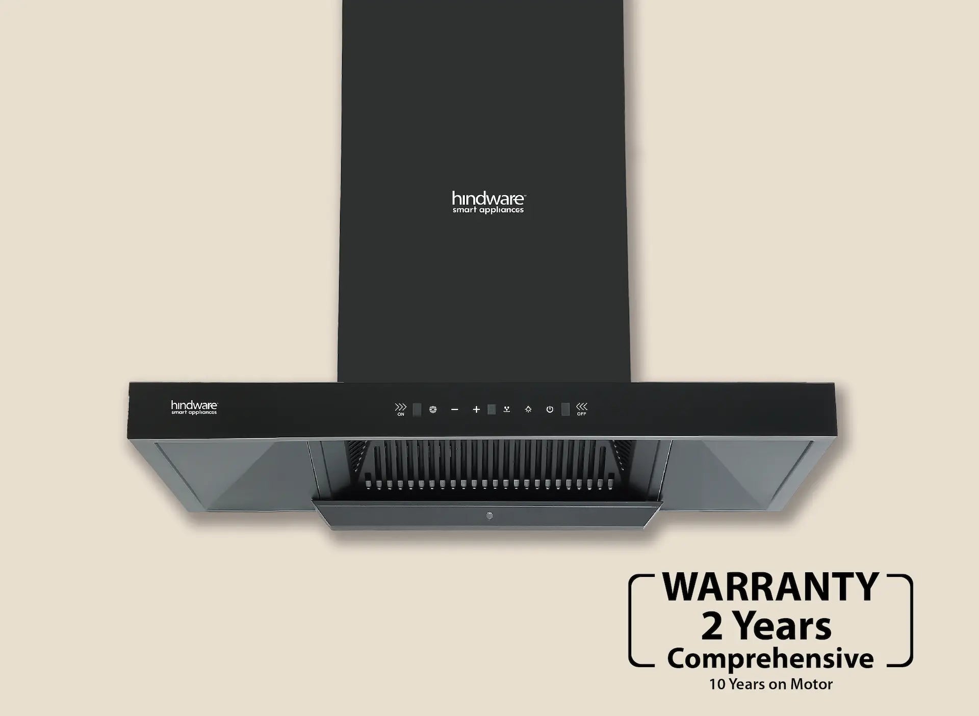 Hindware Alicia Auto Clean 75cm Wall Mount Chimney 1200 m³/hr