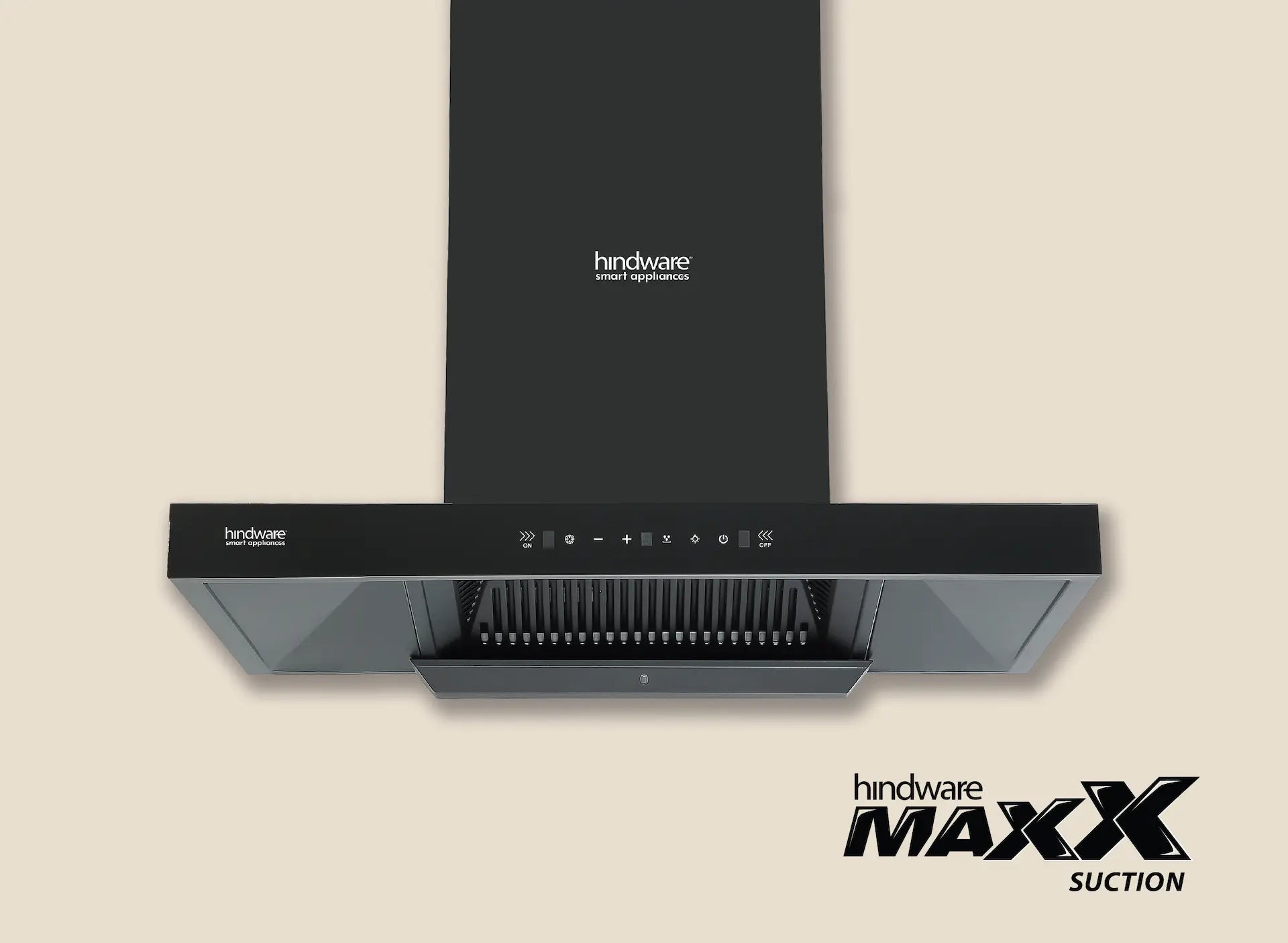Hindware Alicia Auto Clean 75cm Wall Mount Chimney 1200 m³/hr