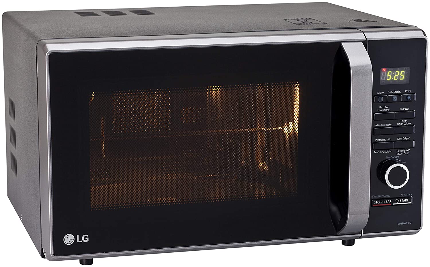LG 28 L Convection Microwave Oven (MC2887BFUM, Black)