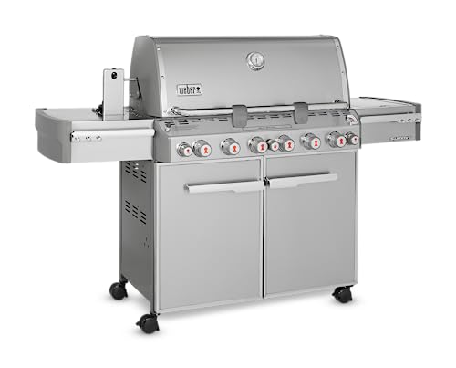 Weber Summit 7370001 S-670 Stainless-Steel 769-Square-Inch 60,800-BTU Liquid-Propane Gas Grill
