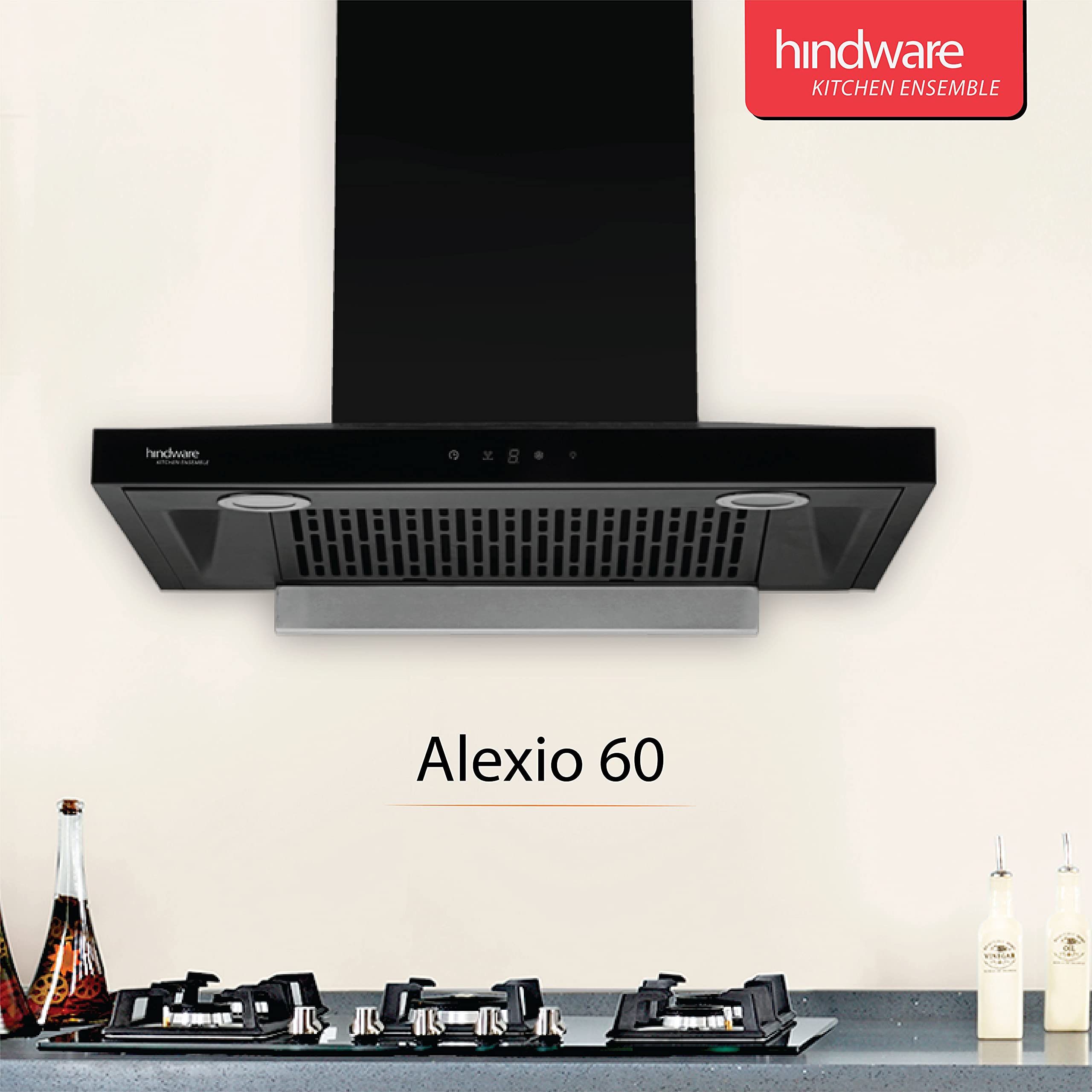 Hindware Alexio Autoclean 60cm 1200 m³/hr (Black)