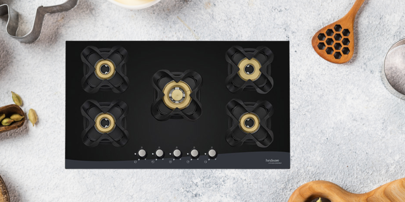 Hindware KA Hob Tulip 5B 90CM Black