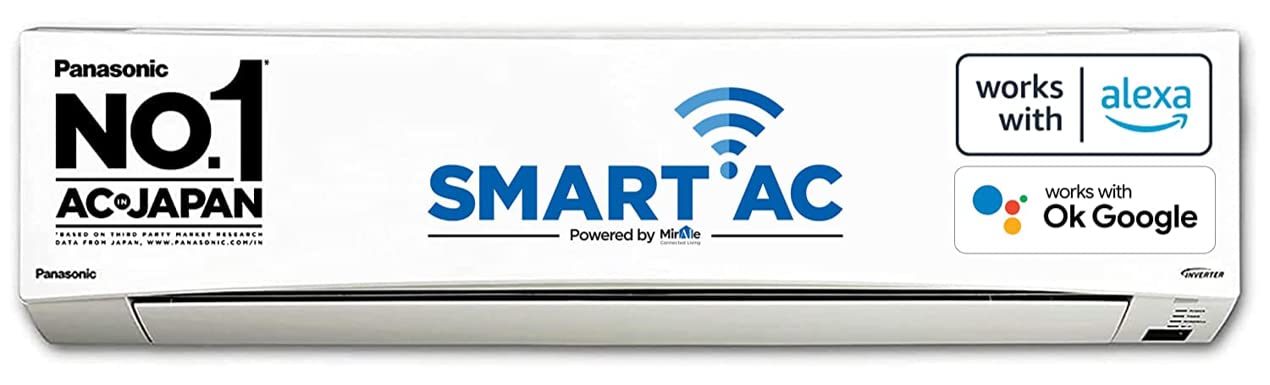 Panasonic 2 Ton 3 Star Wi-Fi Twin-Cool Inverter Split Air Conditioner (White)