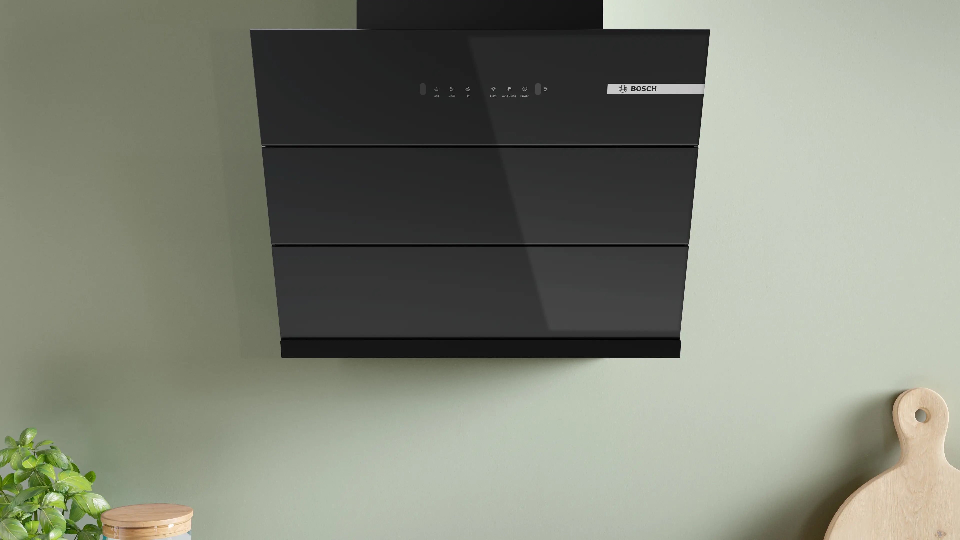 Bosch 60cm Wall Mounted Chimney DWK68IJ60I: Sleek and Powerful Kitchen Ventilation