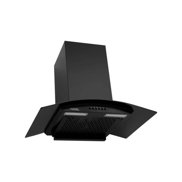 Hindware Chimney Zelda Autoclean 60cm Wall Mounted Black With Motion Sensor