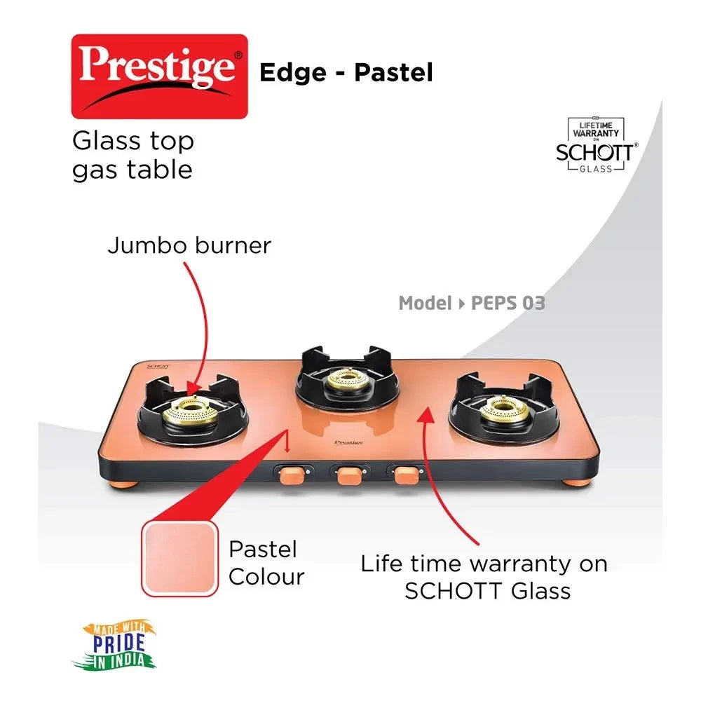 Prestige Edge Gas Stove Table PEPS Pastel Series