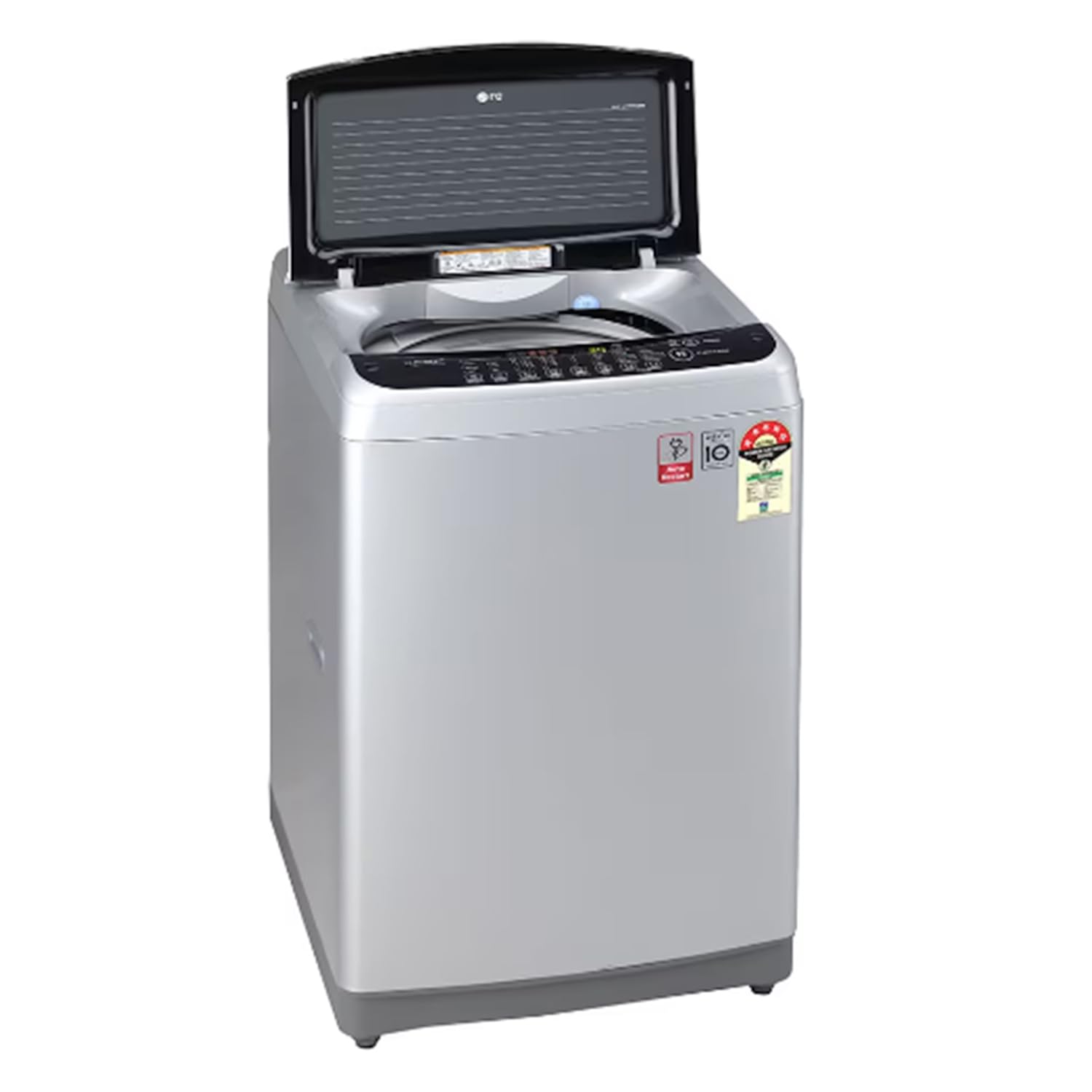 LG 8.0 Kg Inverter Fully-Automatic Top Loading Washing Machine (T80AJSF1Z, Silver)