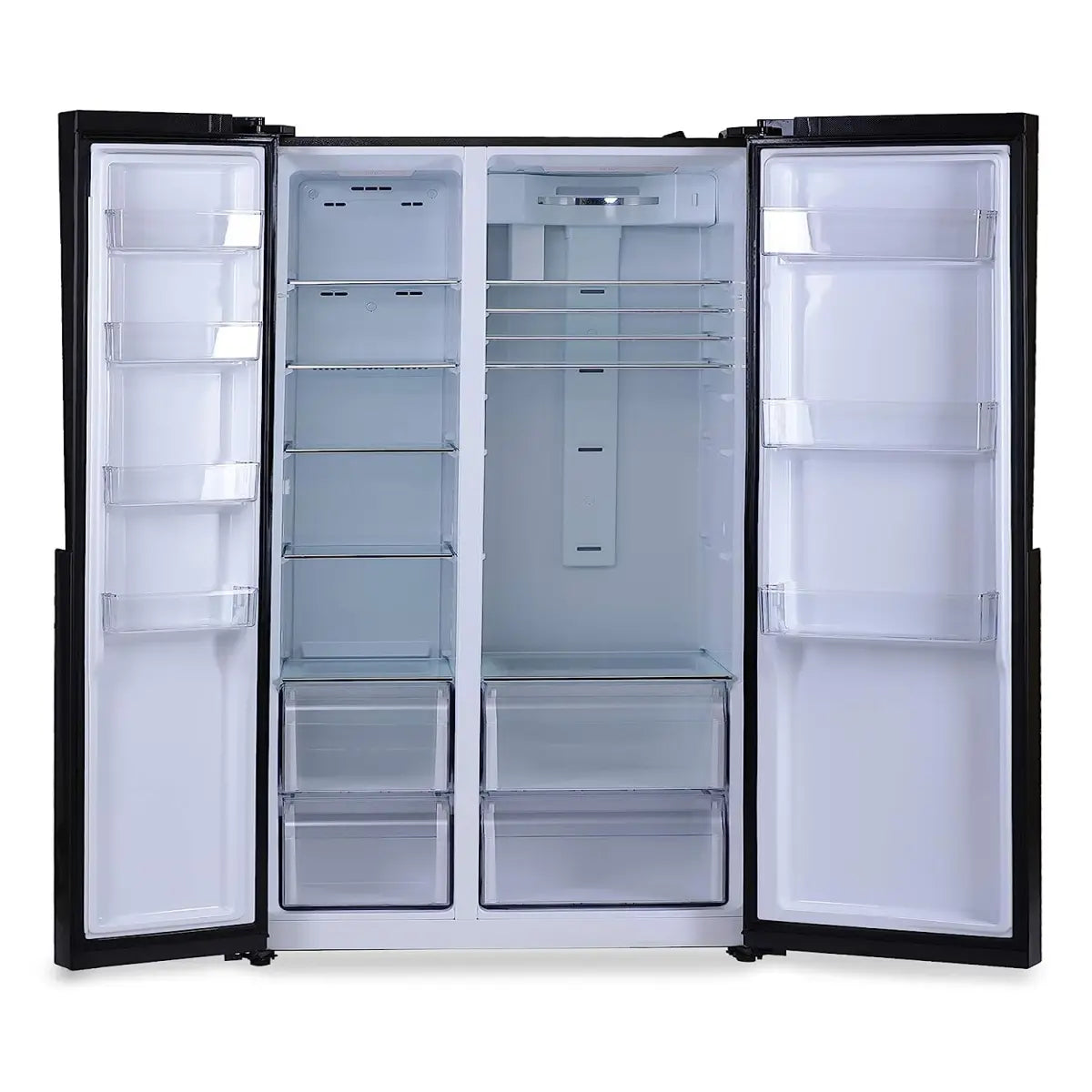 Haier 565 L Inverter Frost-Free Side-by-Side Refrigerator (HRF-619KS, Black Silver)