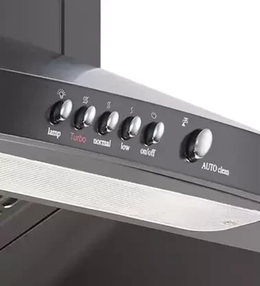 Kutchina Chimney Florentine Wall Mounted Chimney (Black 1200)