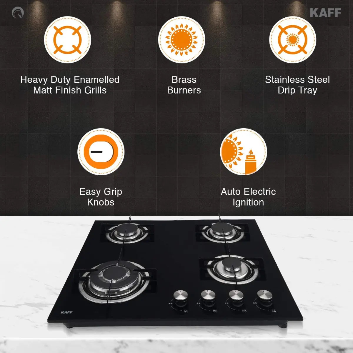 Kaff NE 4B 60 GF 4 Burner Built In Hob