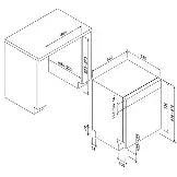Blaupunkt 5VI311IN Semi Integrated Dishwasher, Built-in 5VI 311IN