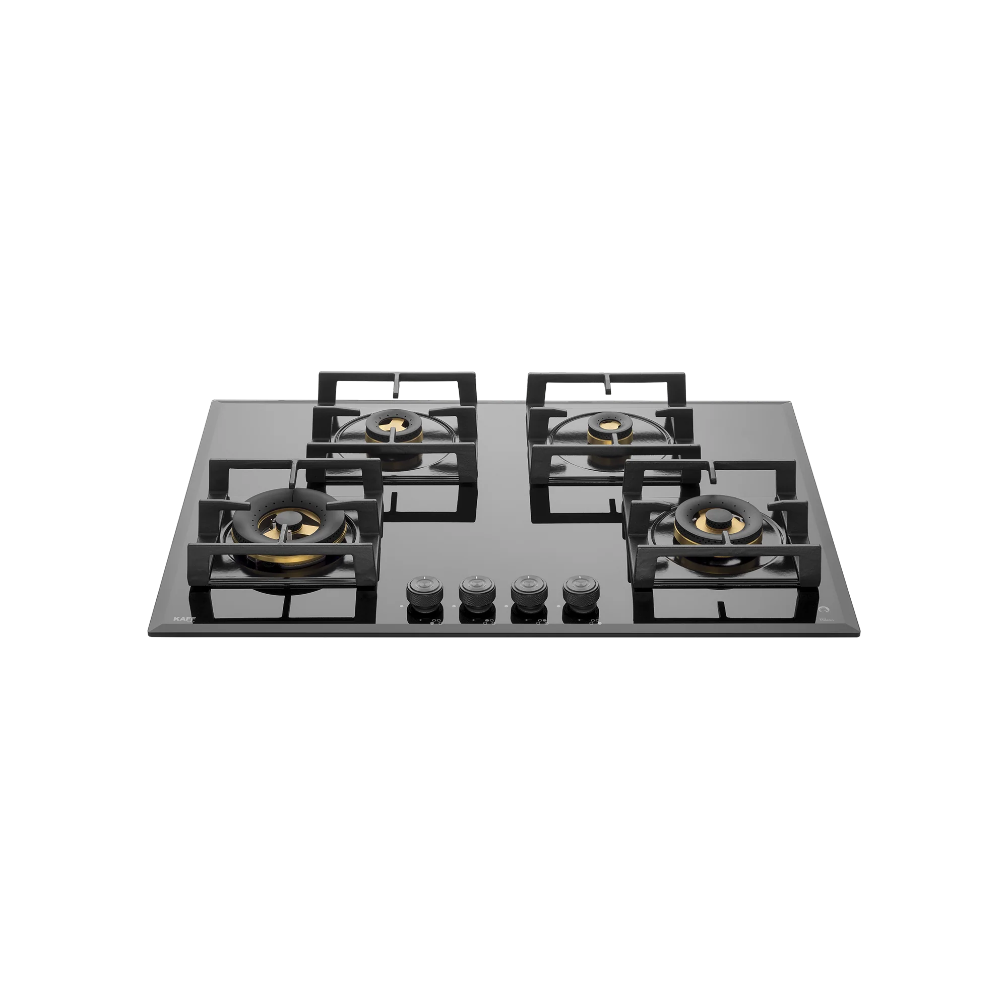 Kaff MFBX 764 - Full Brass Burners Built-in Hob with Square Drip Tray