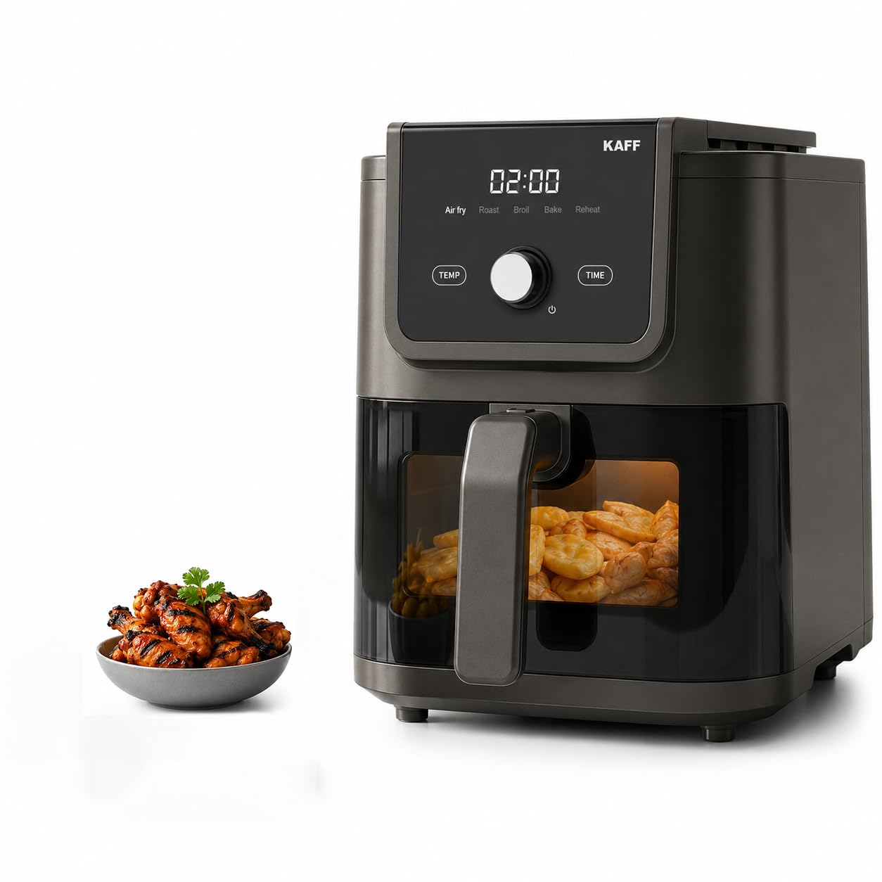 Kaff Digital Air Fryer 5L Air Fryer  KFR5 LED Touch Control, Adjustable Temperature