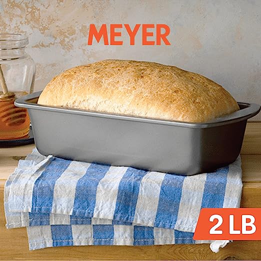 Meyer Bakemaster Non Stick Rectangle Loaf Tin 47346 1LB Grey