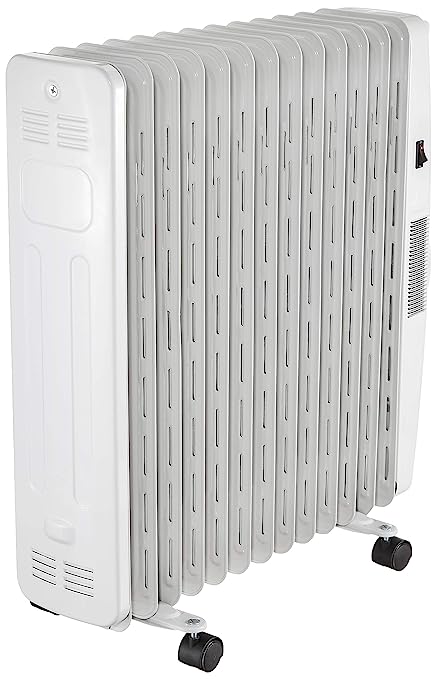 Usha Oil Filled Radiator OFR 3813 F 2300-Watt Room Heater White