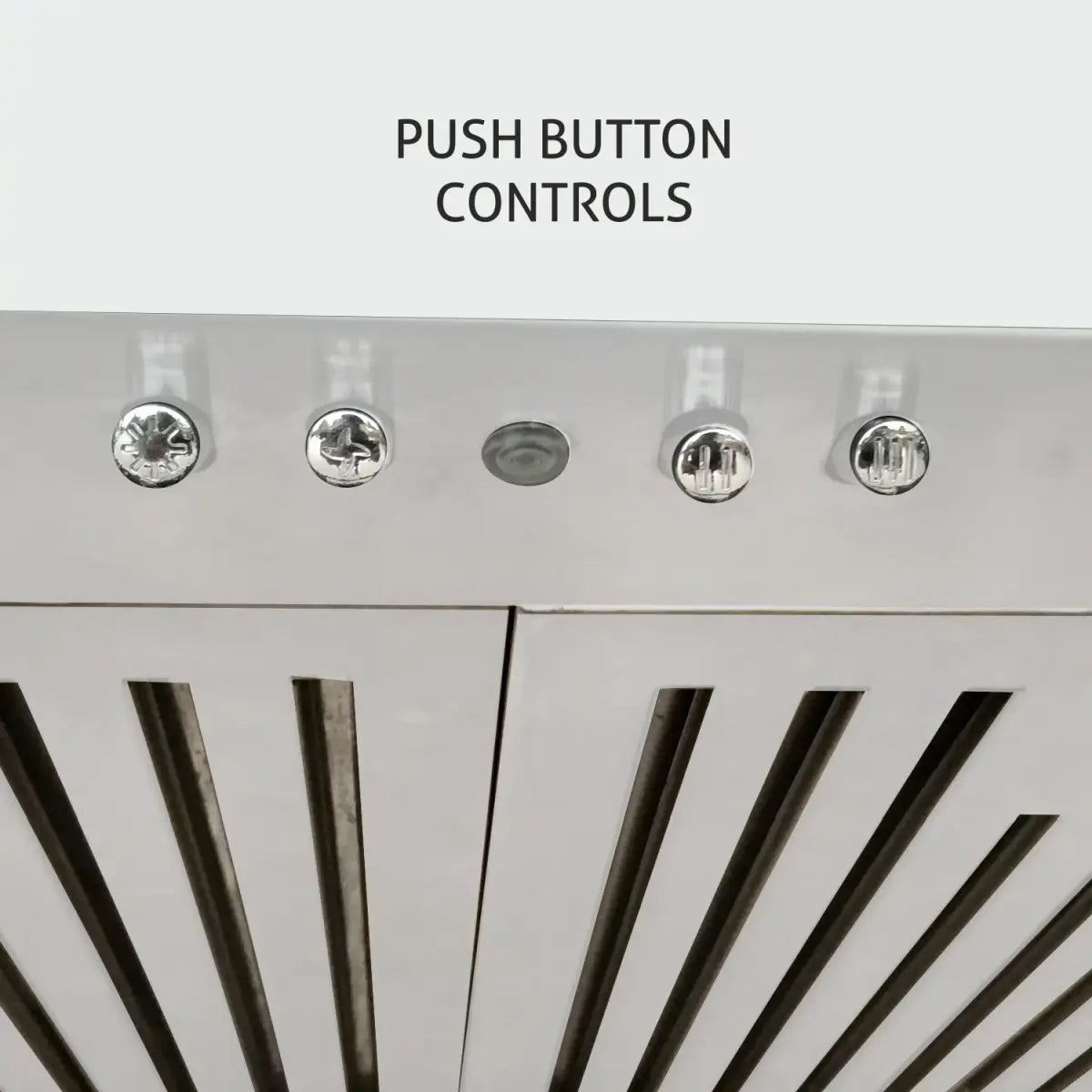 Glen 6055 SS 90 cm 1250 m??/h 90 cm chimney Push Button