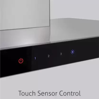 Glen Electric Kitchen Chimney Touch Sensor 6056 TS 1250 m3/h - 90 cm