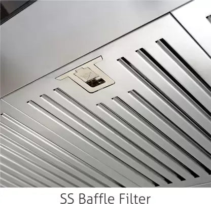 Glen Electric Kitchen Chimney Touch Sensor 6056 TS 1250 m3/h - 90 cm