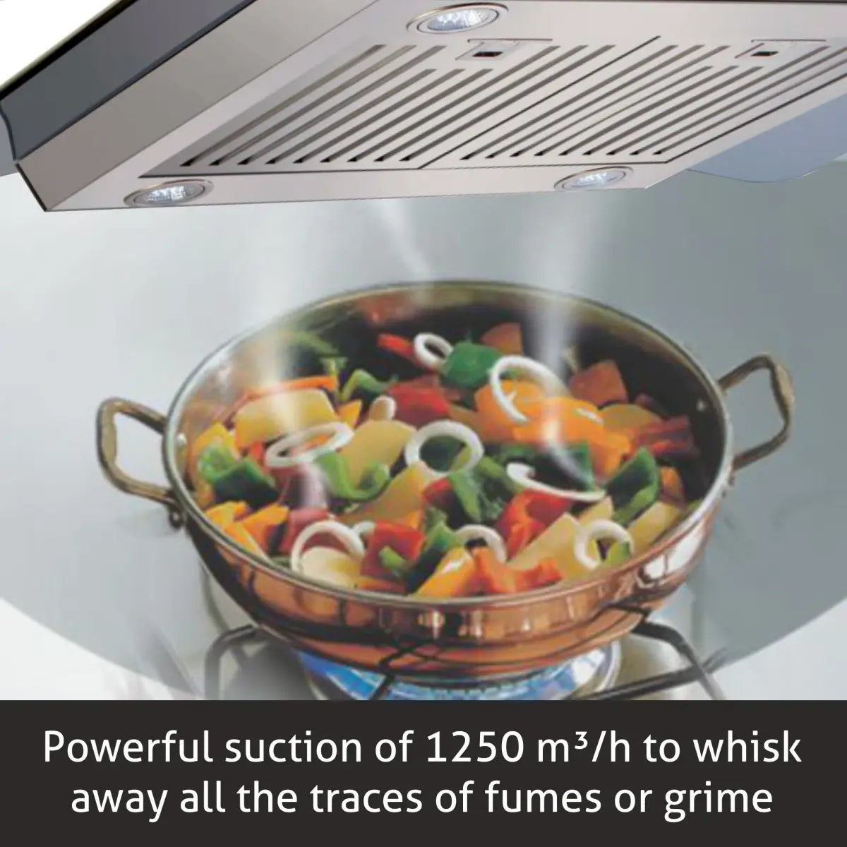 Glen Kitchen Chimney Island 6071 Baffle Filter 90 cms