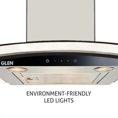 Glen Kitchen Chimney Baffle Filter 60 cm 6071 EX TS - Stainless Steel, Touch Control