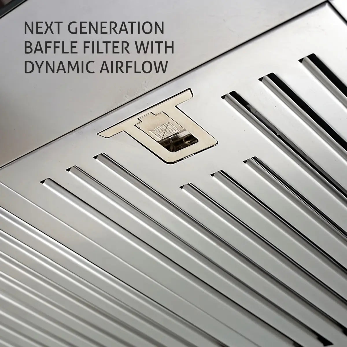 Glen Designer Push Button Ductless Chimney 6077 Red 1000 m3/h - 60 cm