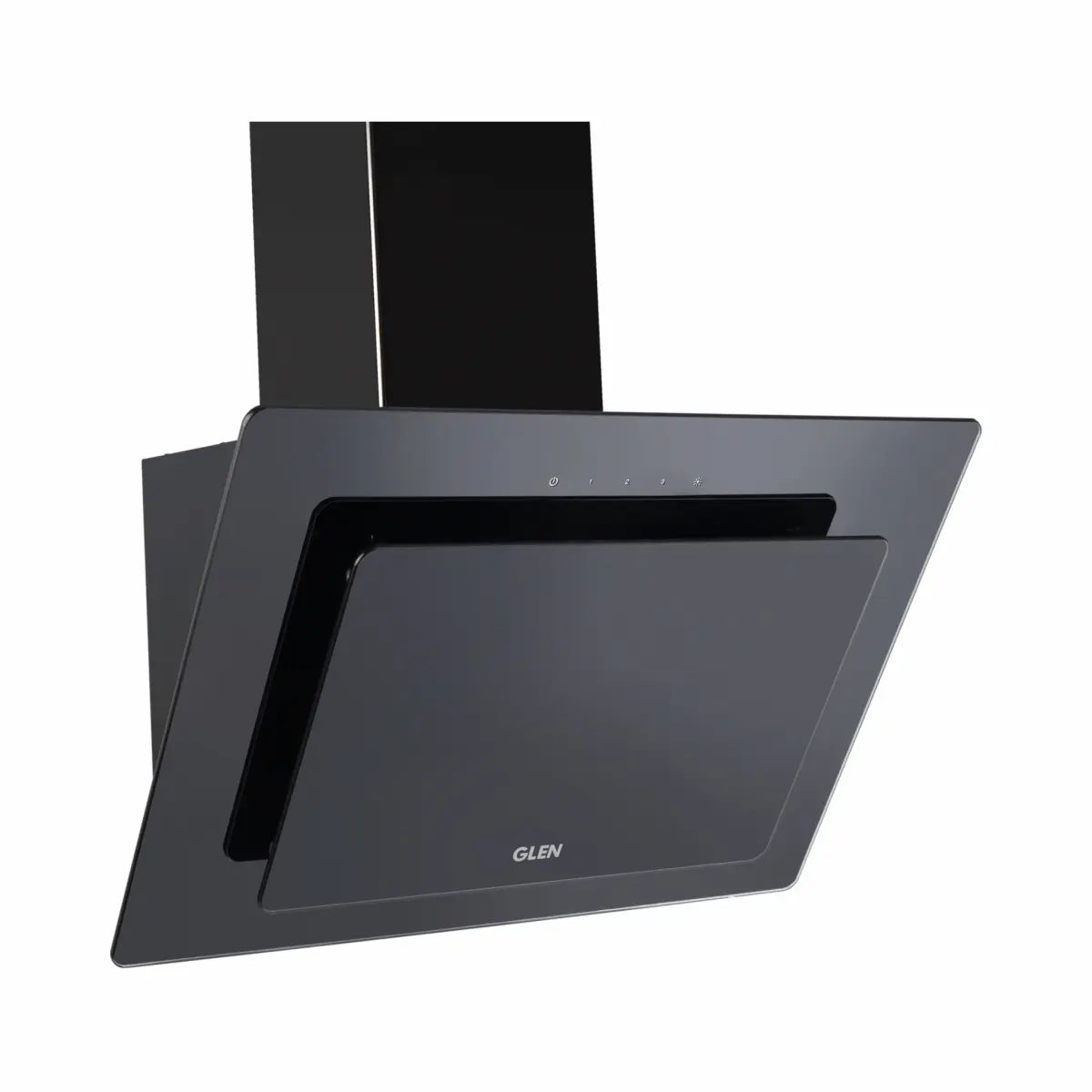 Glen Designer Ductless Black Glass Touch Sensor Chimney 6079 TS 1250 m3/h - 60 cm