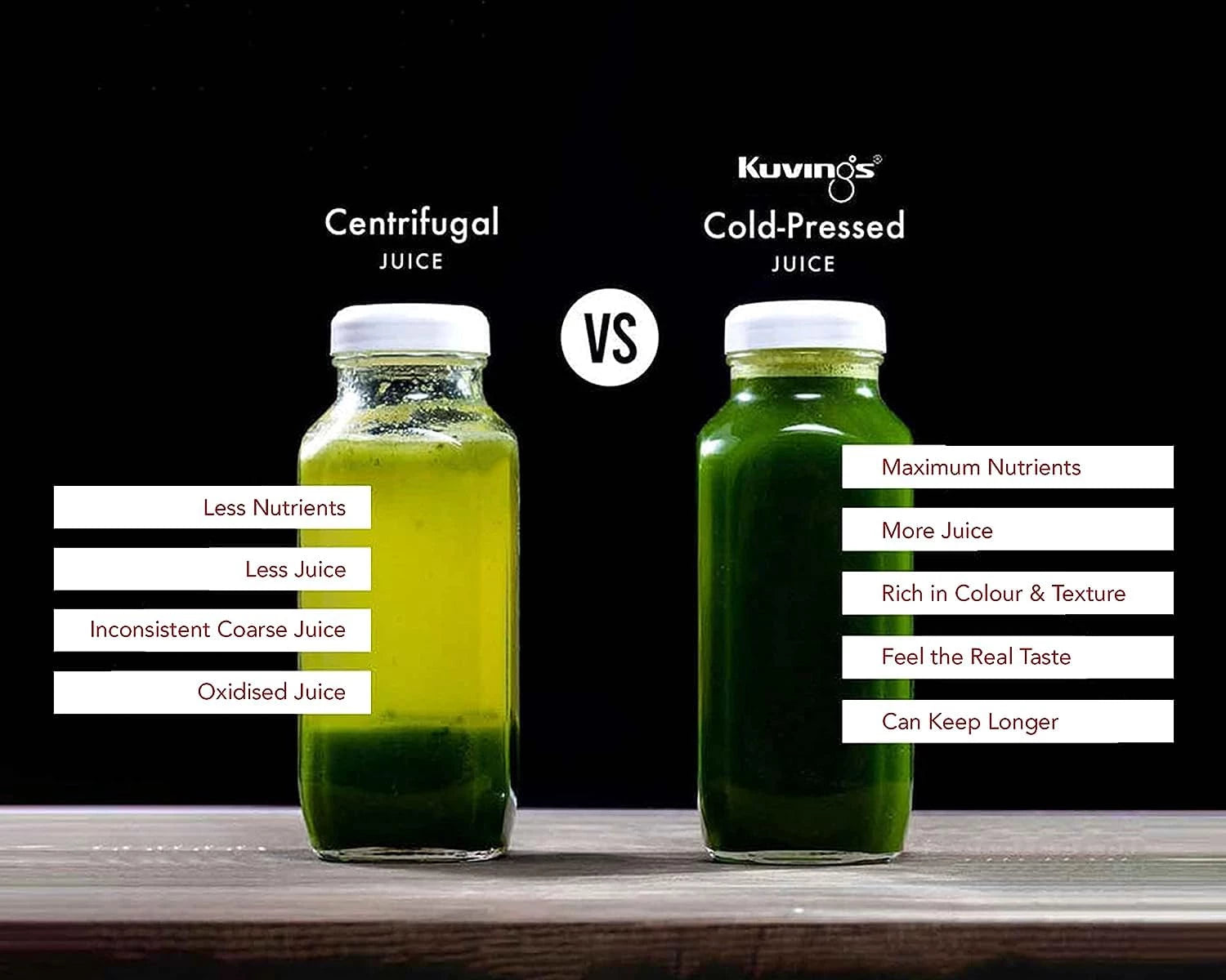 Kuvings REVO830 Red Luxury Cold Press Whole Slow Juicer, World's 1st Patented Auto-Cutting Auger to reduce juicing time, 12 Yrs Motor Warranty, 240W Strong Motor, All-in-1 Fruit & Vegetable Juicer