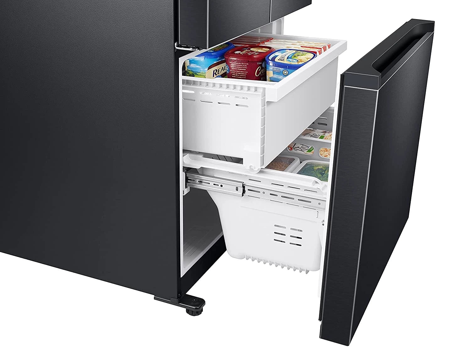 Samsung 579 L Inverter Frost-Free French Door Refrigerator Appliance (RF57A5232B1/TL, Black DOI, Convertible)