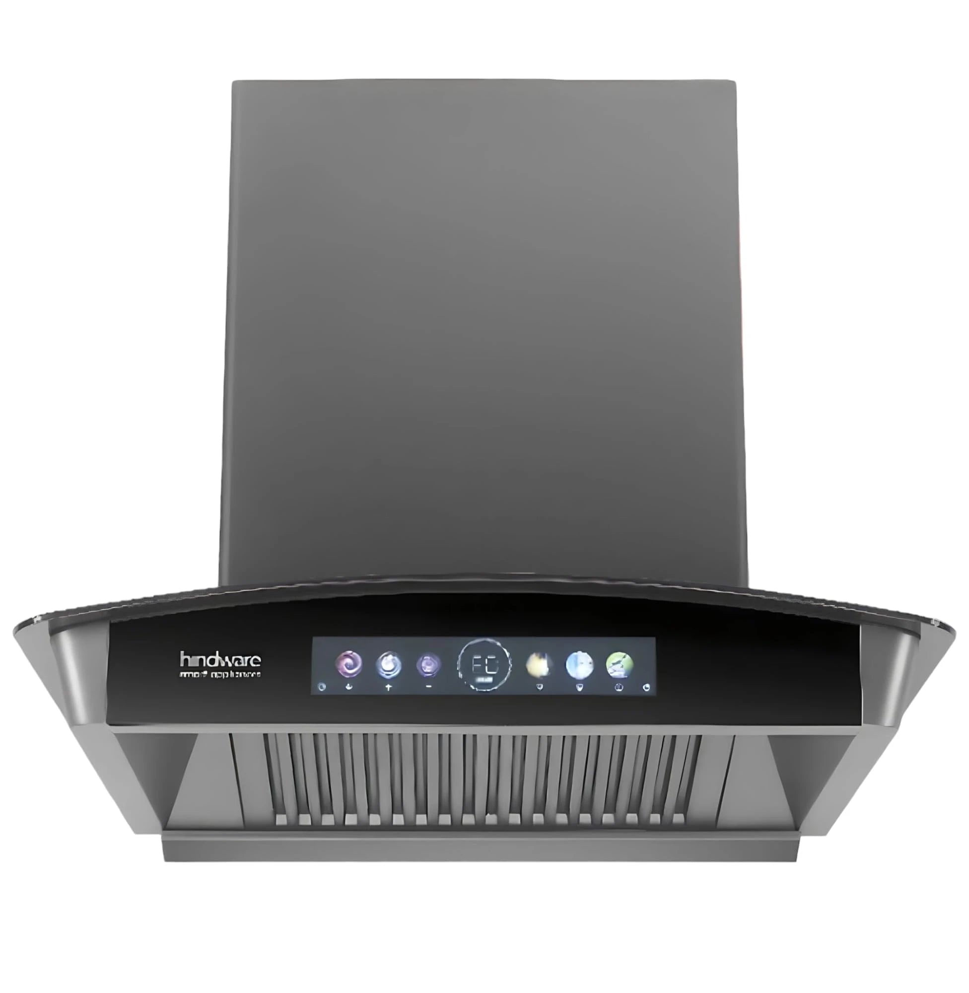 HINDWARE RAYLENE 60 | Filterless | MaxX Suction 1700 m³/hr* | BLDC Motor | Auto Clean Wall Mount 60Cm Chimney (GREY 1700 CMH)
